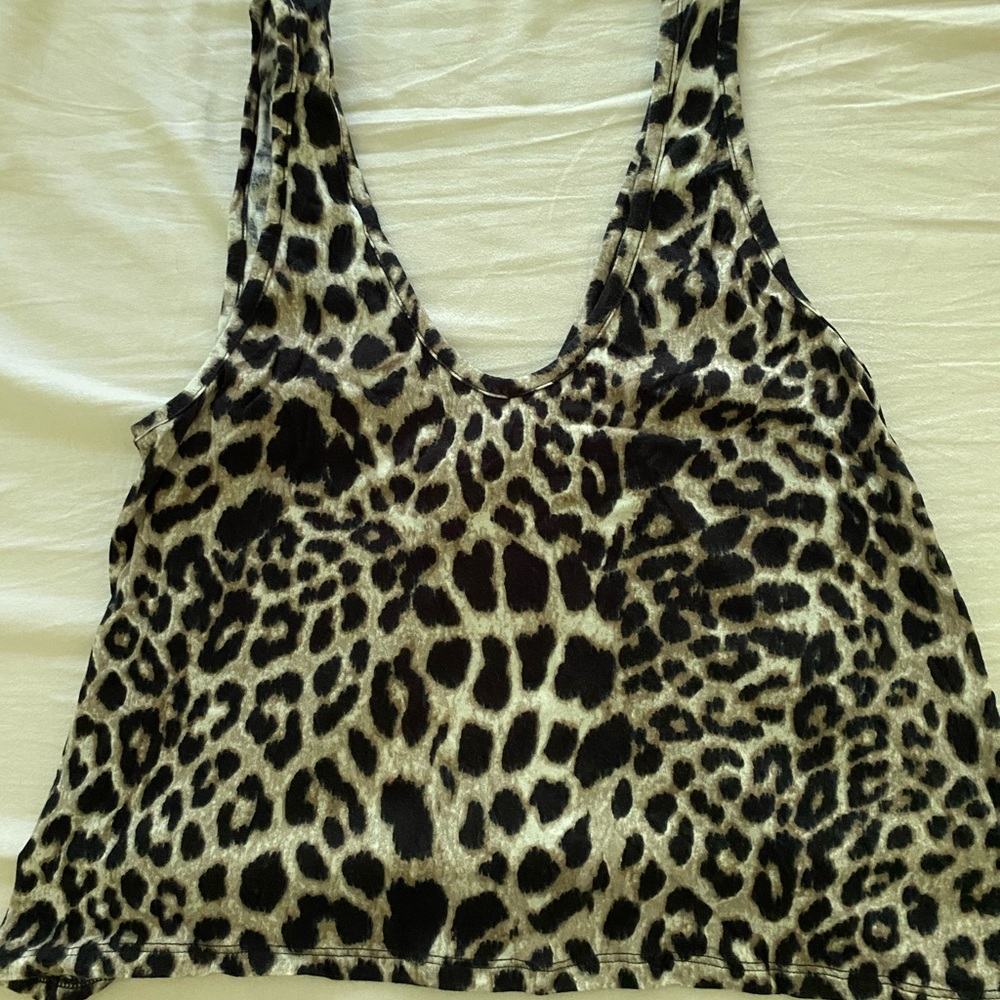 Leopard print top. Size XS.